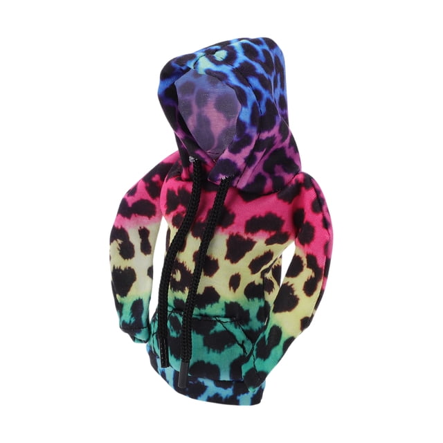 Cubierta de pomo de cambio de marcha para automóvil SUV camión Unique Bargains, protector de palanca de cambios manual, estampado de leopardo, negro colorido, 1 Pc 6.69"x4.53" poliéster