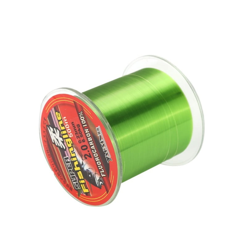 500M Nylon Fishing Line Fluorocarbon Coated Monofilament Fishing Leader