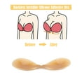 thumbnail image 5 of Spencer Women's Adhesive Bra Strapless Sticky Bras Invisible Reusable Backless Push up Silicone Bra for Backless Dress, 5 of 10