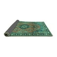 thumbnail image 2 of Ahgly Company Indoor Rectangle Persian Turquoise Blue Traditional Area Rugs, 8' x 12', 2 of 4