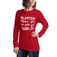 thumbnail image 3 of Blessed Shall You Be When You Come In I Unisex Long Sleeve Tee, 3 of 4