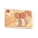 thumbnail image 4 of Rompecabezas de dibujos animados en 3D para niños, bloques de rompecabezas que desarrollan habilidades cognitivas y motoras. Abeja, 4 of 9