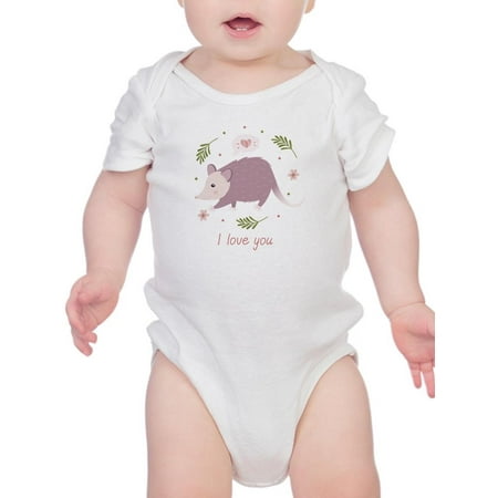 

I Love You Opossum Bodysuit Infant -Image by Shutterstock 6 Months