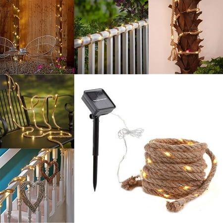 

Rope Lights 500 Cm IP65 Illuminated Lamp Garden Light with 100 LEDs Warm White 3200 K for Decoration Outdoor Garden Patio Balcony