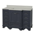 thumbnail image 6 of Nantucket 48" Bathroom Vanity with Marine Gray Cabinet and Quartz Top, 6 of 6