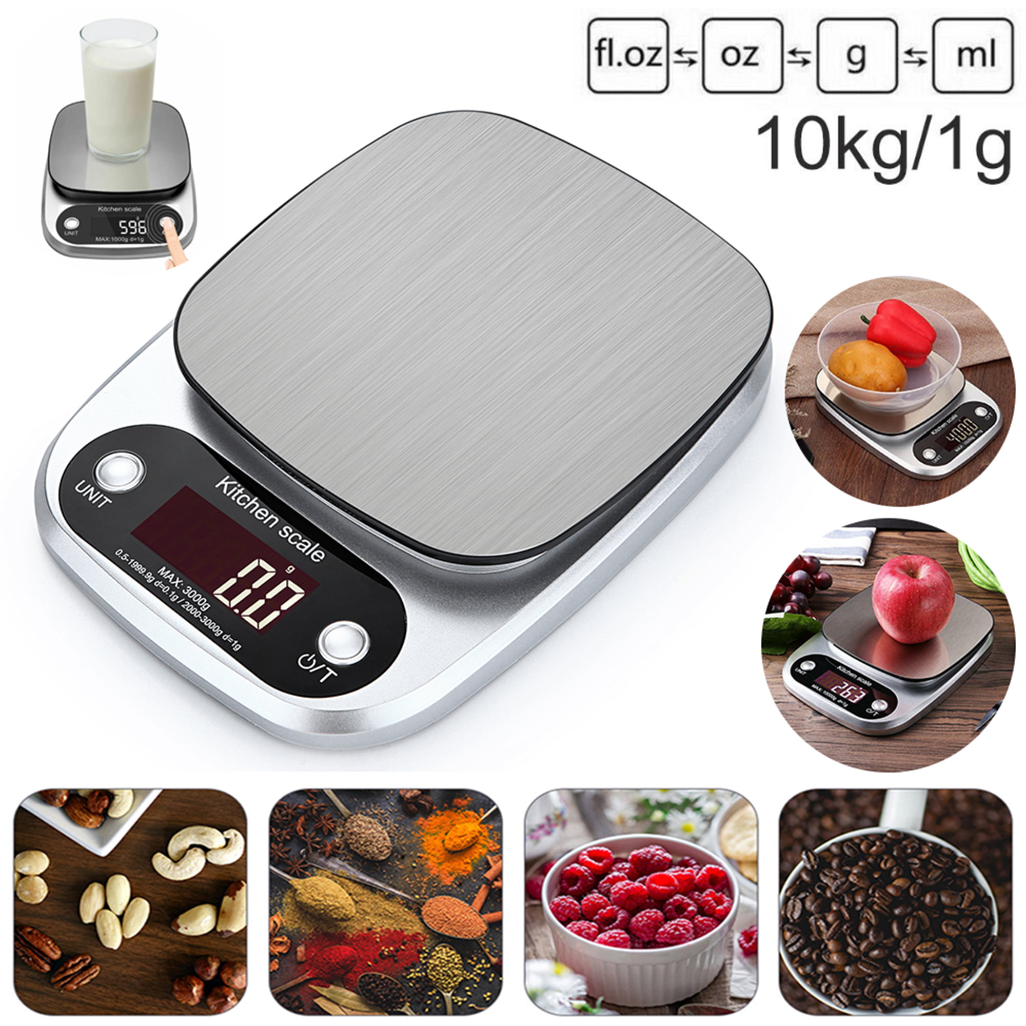 10kg Digital Kitchen LCD Electronic Household Food Cooking Parcel Scale Weighing
