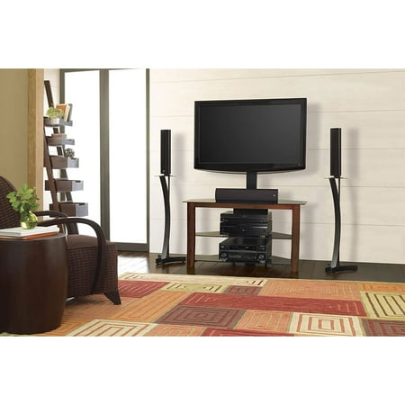 Bell'O - Triple Play TV Stand for Flat-Panel TVs Up to 46" - Cherry