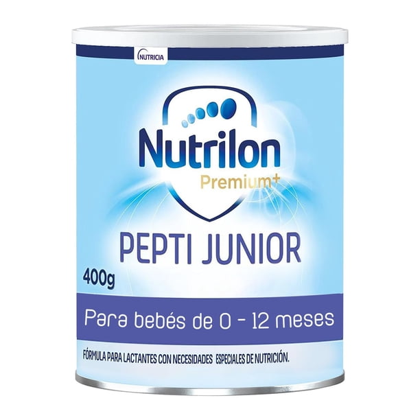 Nutrilon Premium+ Pepti Junior, Leche en Polvo, Fórmula Hipoalergénica y Reducida en Lactosa, con Proteína de Suero Extensamente Hidrolizada y TCM, Diseñada