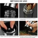 thumbnail image 4 of 2Pcs de Molinillo Manual de Sal y Pimienta, Moledor de Especias de Acero Inoxidabley Vidrio con Rudeza Ajustable para Pimienta, Especias o Sal Marino (5.5 oz/160 ml), 4 of 5