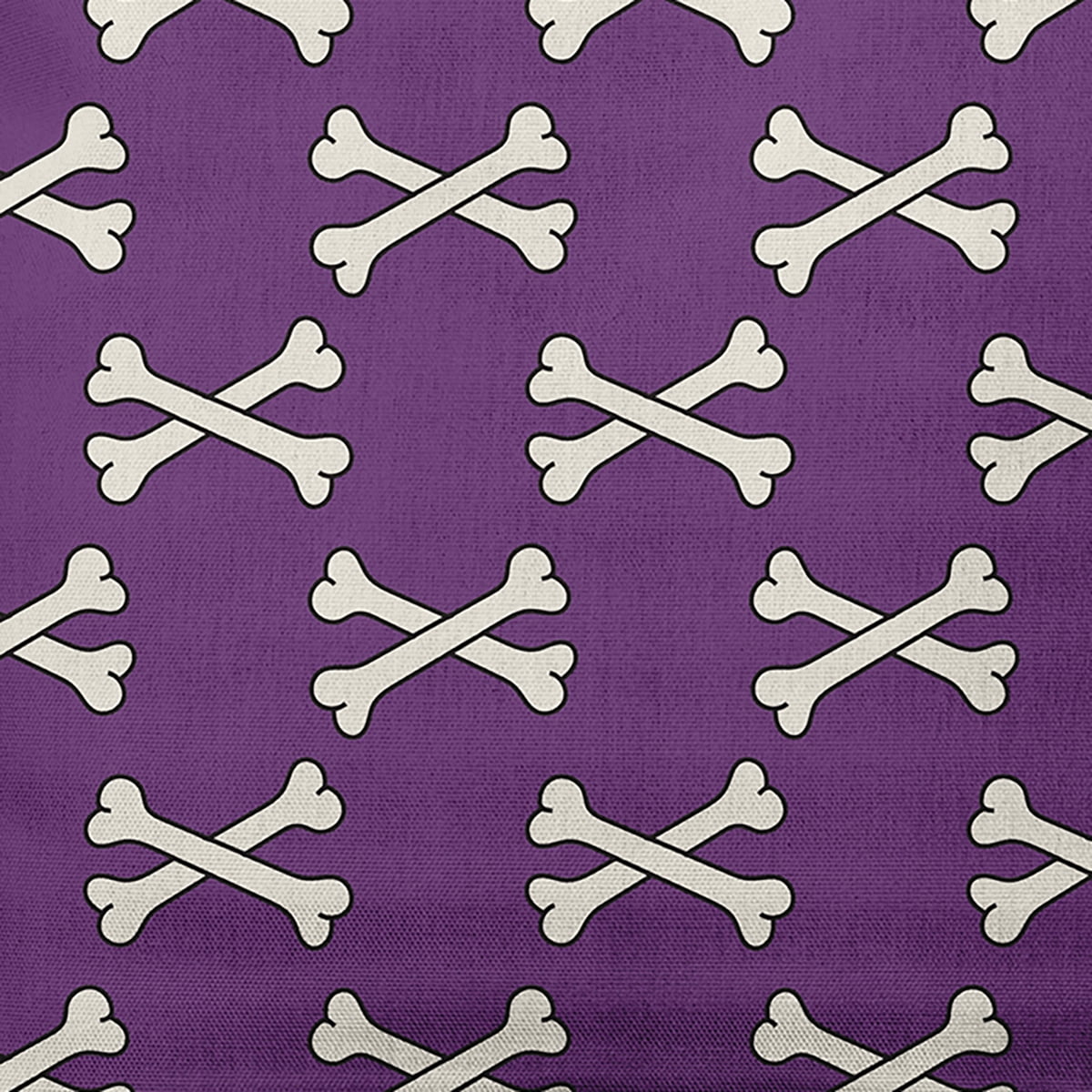 Simply Daisy 14" x 20" Cross Bones Decorative Throw Pillow, Amethyst
