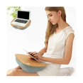thumbnail image 2 of Lap Desk With Pillow Cushion Portable Bamboo Laptop Table Pillow Lap Desk Learning Desk For 14 Inch Computer Notebook D, 2 of 5