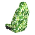 thumbnail image 2 of Wukai Happy St. Patrick's Day Full Set Car Seat Covers with Soft Padding Universal Auto Front Seats Protector and Cushion Mat, 2 of 5