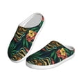 thumbnail image 2 of Yiaed Tropical Tribe Mask Print Slippers Fuzzy Warm Cozy Slippers Non Slip House Slippers For Indoor Outdoor Slippers House Slippers-11, 2 of 7