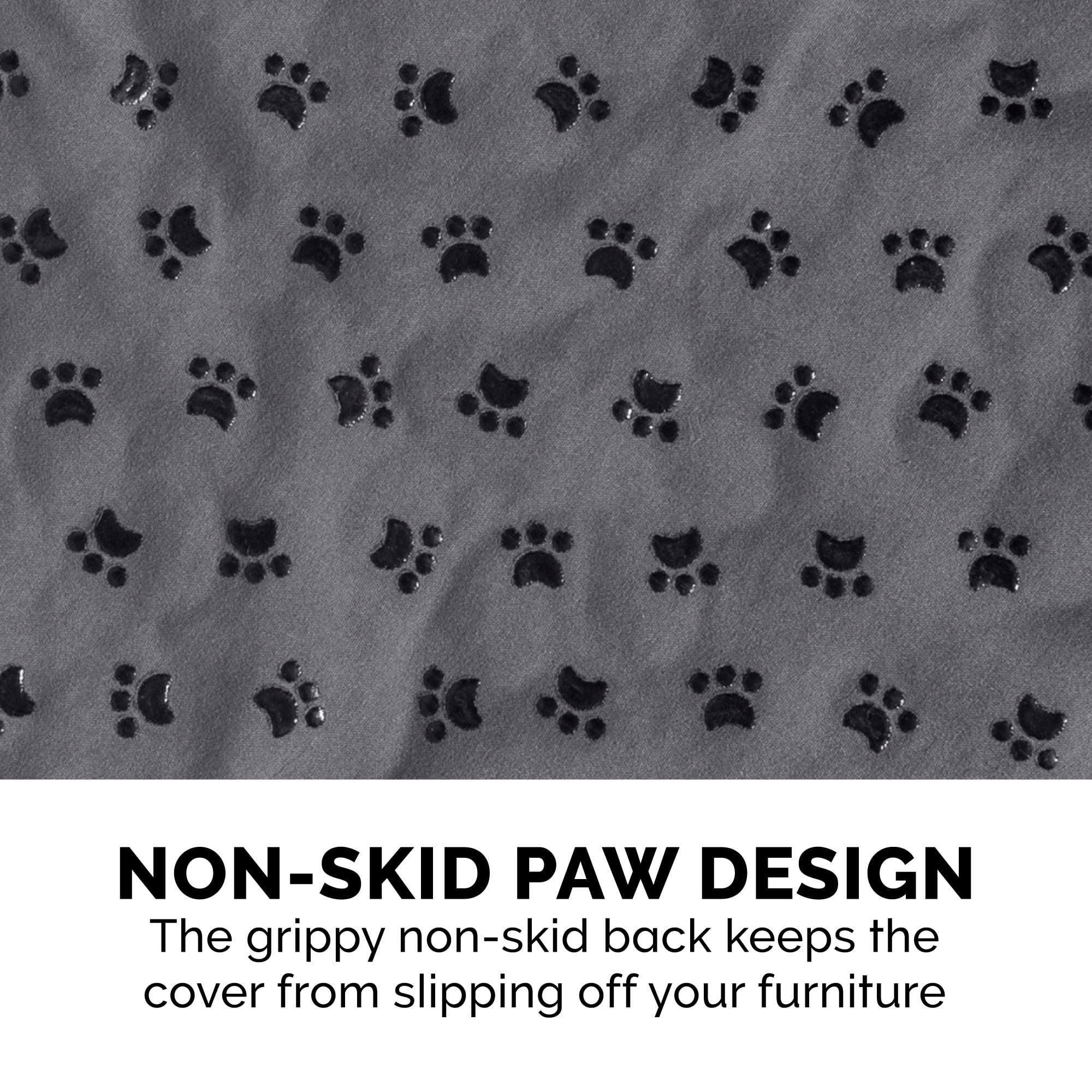 FurHaven Waterproof Slip-Resistant Furniture Protector, Gray, Extra Large Sofa, 1 Count
