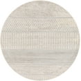thumbnail image 3 of Mark&Day Area Rugs, 5ft Round Angelica Global Silver Gray Area Rug (5'3" Round), 3 of 8
