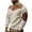 01 Beige, variant on Fewfanhot Mens T Shirts Pullover Quarter Zip Vintage Textured Lapel Sweatshirts Fall Winter Long Sleeve Sport Tops with Elbow Patch