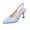 Blue, variant on Women's Pointed Toe Slingback Heels Closed Toe Dressy Sandals For Work Wear