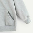 thumbnail image 7 of Mifelio Hoodies for Women, Women's Casual Solid Color Hooded Pocket Long Sleeve Pullover Sweatshirt Sweatshirt for Women Grey XL, 7 of 7