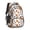 Basketball and Leopard, variant on Basketball and Wow White Pattern Backpack for School, Cute School Bag with Adjustable Shoulder Straps and Padded Back, 16.9"x12.6"x5.9"