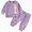 G264-Purple, variant on HFHAPW Toddler Kids Girl Fall Clothes Graphic Long Sleeve Sweatshirt Shirt and Pants Set 2Pcs Outfits for Girls,6-12 M