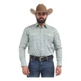 thumbnail image 1 of Camisa Vaquera Hombre Icy Denver Verde Caballos A-chh182, 1 of 3