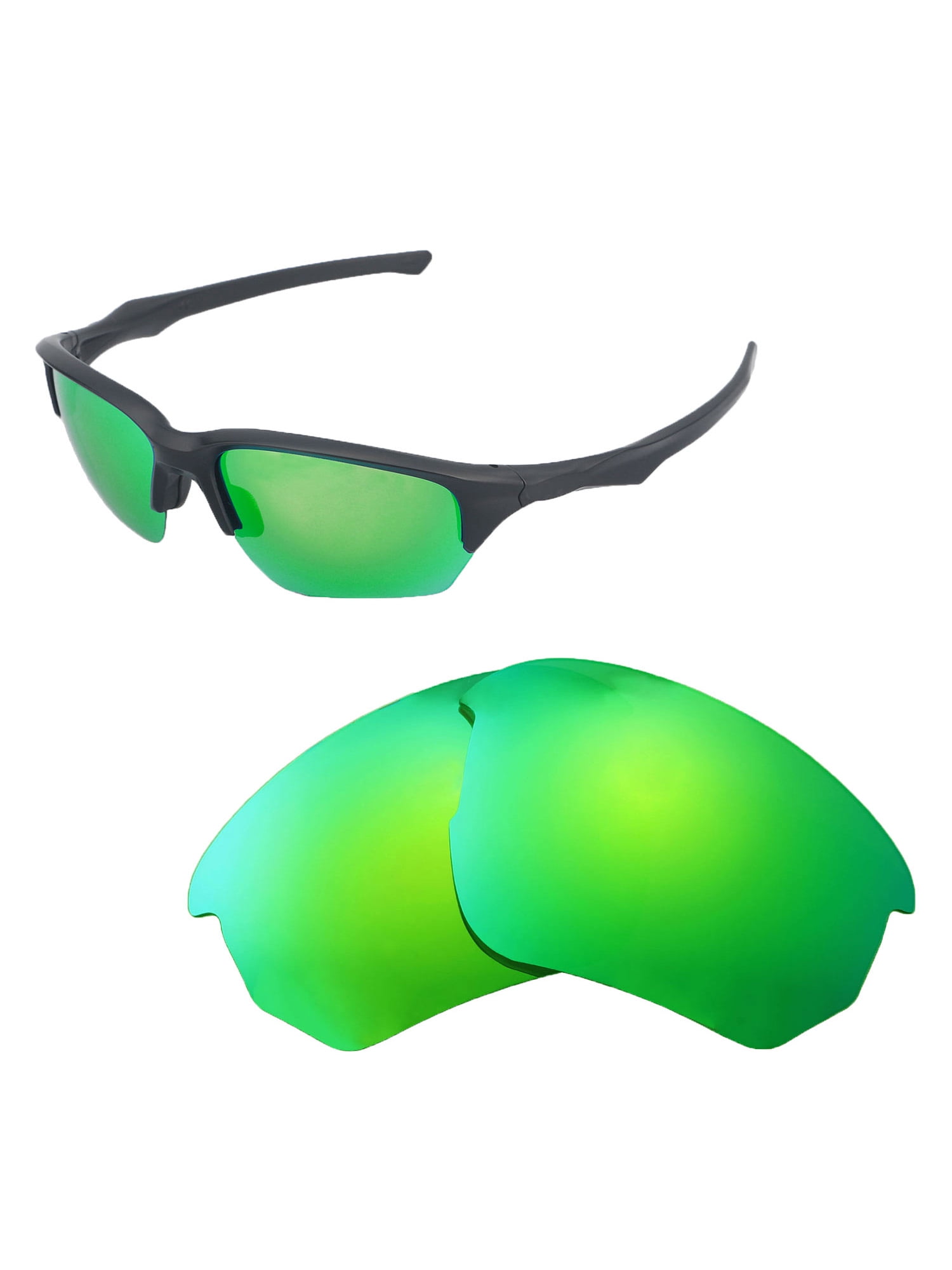 Walleva Brown Polarized Replacement Lenses for Oakley Flak Beta Sunglasses  