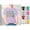 Light Purple, variant on Kids Funny Number Print T-Shirt Casual Math Digit Graphic Crewneck Short Sleeve Summer Top Clothes 3-14 Years