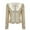 Beige, variant on Women Casual Fashion Sequin Sequins Sparkling Cardigan Jacket Womens Fall Jackets Trendy