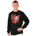 thumbnail image 5 of Ohio Buckeye State Athlete Fan Smurfs Long Sleeve TShirt Men Women Brisco Brands S, 5 of 6
