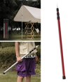 thumbnail image 1 of Telescoping Tent Pole Aluminum Alloy Adjustable Tent Support Rods Hiking, 1 of 9