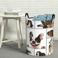 thumbnail image 6 of Naloa Pedigree dogs collage Round Large Laundry Basket, Toy Storage for Hamper Kids Room,Toy Storage-Medium, 6 of 6