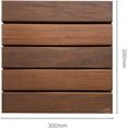thumbnail image 2 of Jinsinto Wood Plastic Interlocking Flooring Tiles, Waterproof Non-Slip Straight Pattern Interlocking Decking Tiles for Patio Porch Backyard 1pcs, 2 of 5