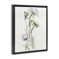 thumbnail image 2 of Stupell Industries Traditional Classic Budding Flower Blossoms Black Floating Frame Canvas Art, 17 x 21, by Liz Jardine, 2 of 7