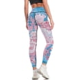 thumbnail image 3 of Transgender Dragon Damask -- Trans Pride Flag Colors Leggings for fitness sport pants Pants sport Womens Leggings, 3 of 6