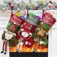 thumbnail image 3 of Christmas Pendant Fine Stitching Cartoon Pattern  Tree Decoration Cloth Large Opening  Gift Bags for Christmas, 3 of 10