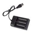 thumbnail image 3 of sweethay 1 de USB de 3 ranuras de Universal portátil recargable AA soporte de estación de carga rápida Adaptadores de corriente, 3 of 6