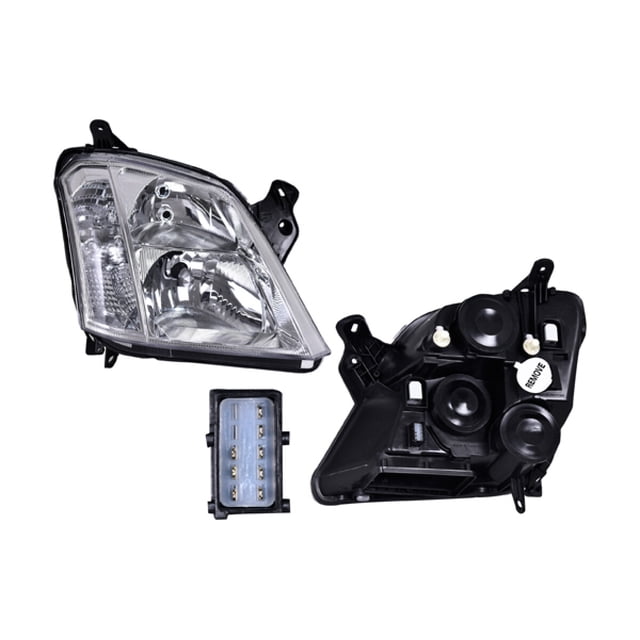 Faro DEPO Meriva 2007 A 2008 Chevrolet Der Manual/Eléctrico P/Halog
