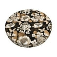 thumbnail image 6 of Uemuo Retro Hydrangeas Pattern Round Bar Stool Seat Covers Washable Stool Cushion Slipcover Elastic Bar Chair Covers-13 inch, 6 of 7