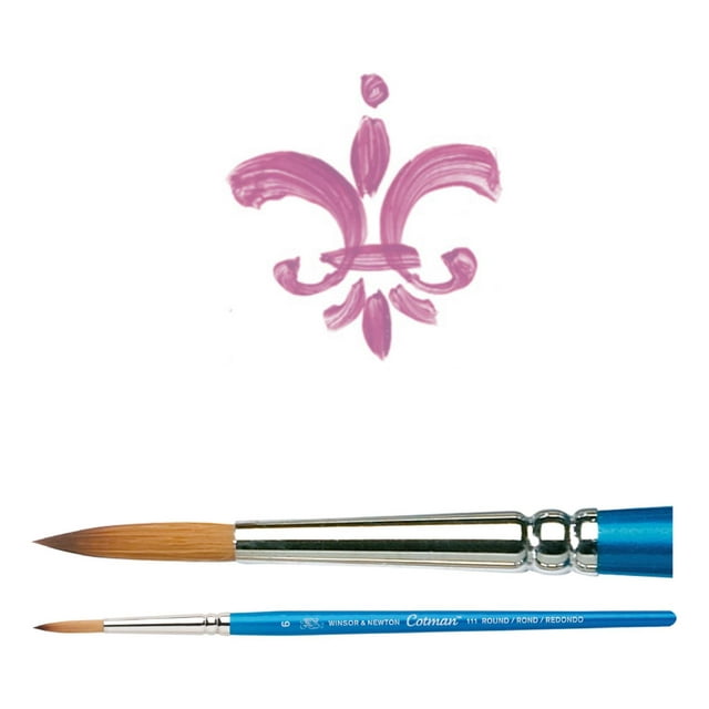 Pincel De Pelo Marta Kolinsky S-111 No.20 Winsor & Newton multicolor SIN TAMAÑO
