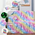 thumbnail image 7 of Glow in The Dark Blanket - Soft Cozy Mermaid Throw Blanket for Girls, Ideal Gifts for Kids, 50"×60" Colorful, 7 of 7