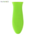 thumbnail image 2 of BadPiggies Silicone Hot Skillet Handle Cover Holder, Heat Resistant Cast Iron Skillet Handle Sleeves for Pot Pans Griddles Metal Cookwares (Green), 2 of 8