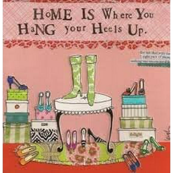 "Home is" Napkins - Curly Girl Design set of 20