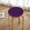 purple, variant on 30 cm Round Chair Cushion Pad, Soft Thick Seat Cushion for Dining Chair Office Chair, Non-Slip Round Mat, 30 cm Diameter