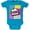 Blue, variant on Halloween Pop Art Costume Soft Baby One Piece Raspberry 3 Month
