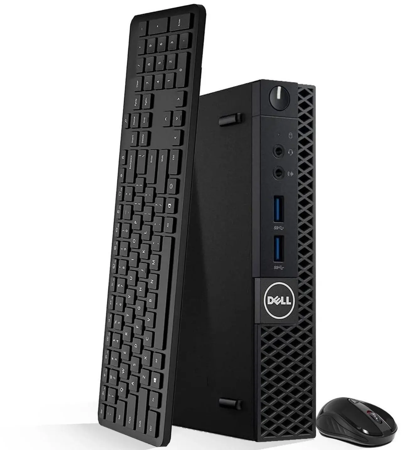 Restored DELL 3050 Desktop Mini PC, Intel Core i5-7500T, 8GB DDR4 RAM, 128GB SSD, Wi-Fi, Keyboard and Mouse, Intel HD Graphics 630, Windows 11 Pro, Business Desktop PC (Refurbished )