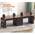thumbnail image 6 of 90.5" Two Person Office Desk, Long Computer Desk with 2 Drawers and Open Storage, 6 of 8