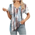 thumbnail image 1 of Usted Es Más Que una Camisa de Puntuación de Prueba, Cuello en V de Manga Corta Suelta, Camisa para Mujeres, 1 of 8