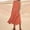 Orange, variant on BRGZLK Summer Cotton Linen Dress for Women Solid Color Sleeveless Round Neck Casual Loose Beach Style Flowy Long Dress with Pocket Purple XXL
