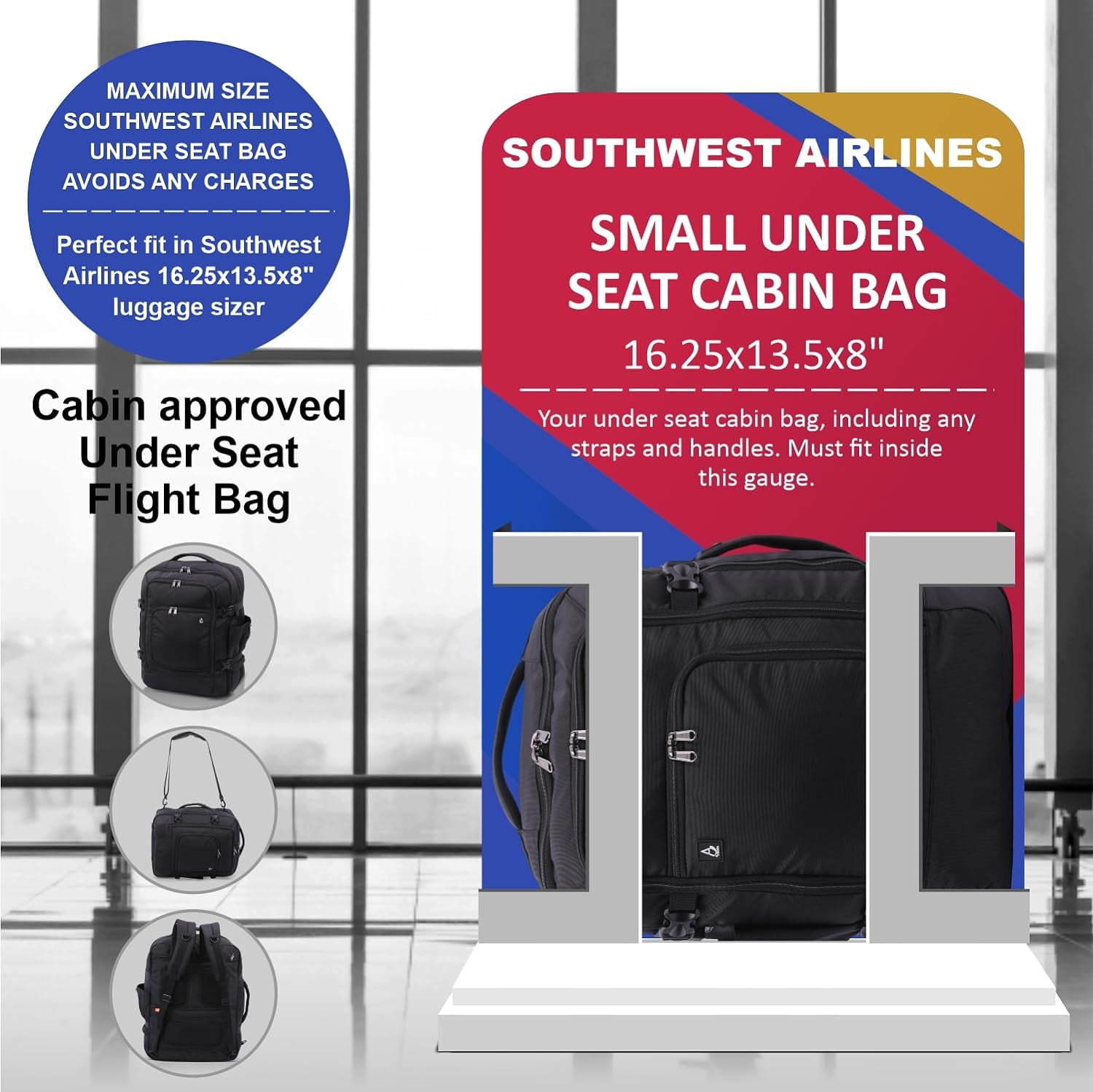 Southwest underseat size online