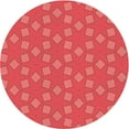 thumbnail image 1 of Ahgly Company Machine Washable Indoor Round Transitional Red Area Rugs, 6' Round, 1 of 7